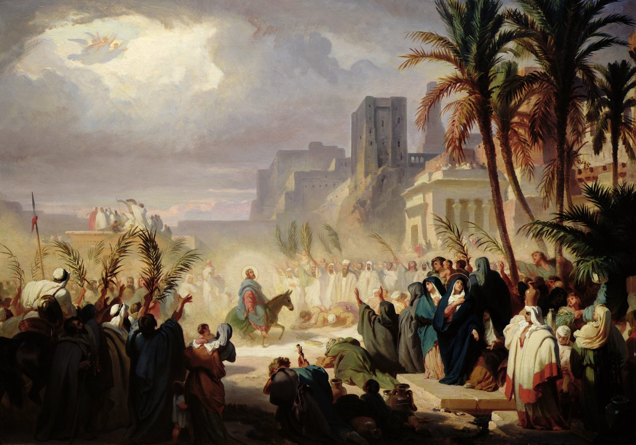 Der Einzug Christi in Jerusalem von Louis Felix Leullier