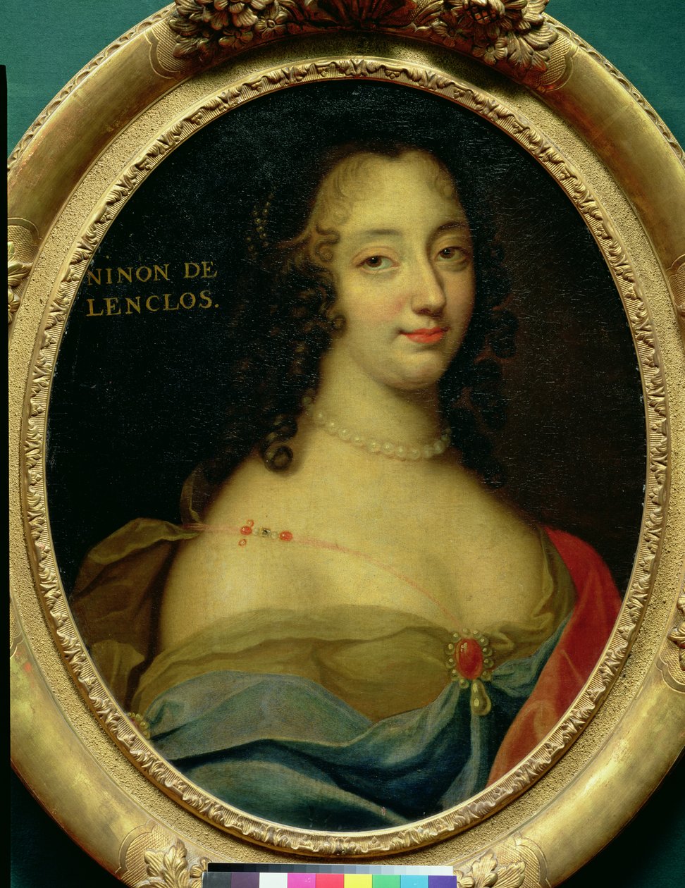 Porträt von Ninon de Lenclos (1620-1705) von Louis Ferdinand Elle