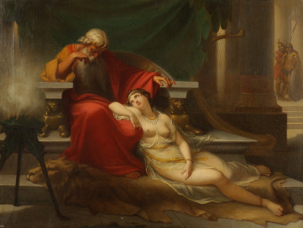 David und Abisag von Louis Gabriel Leblanc