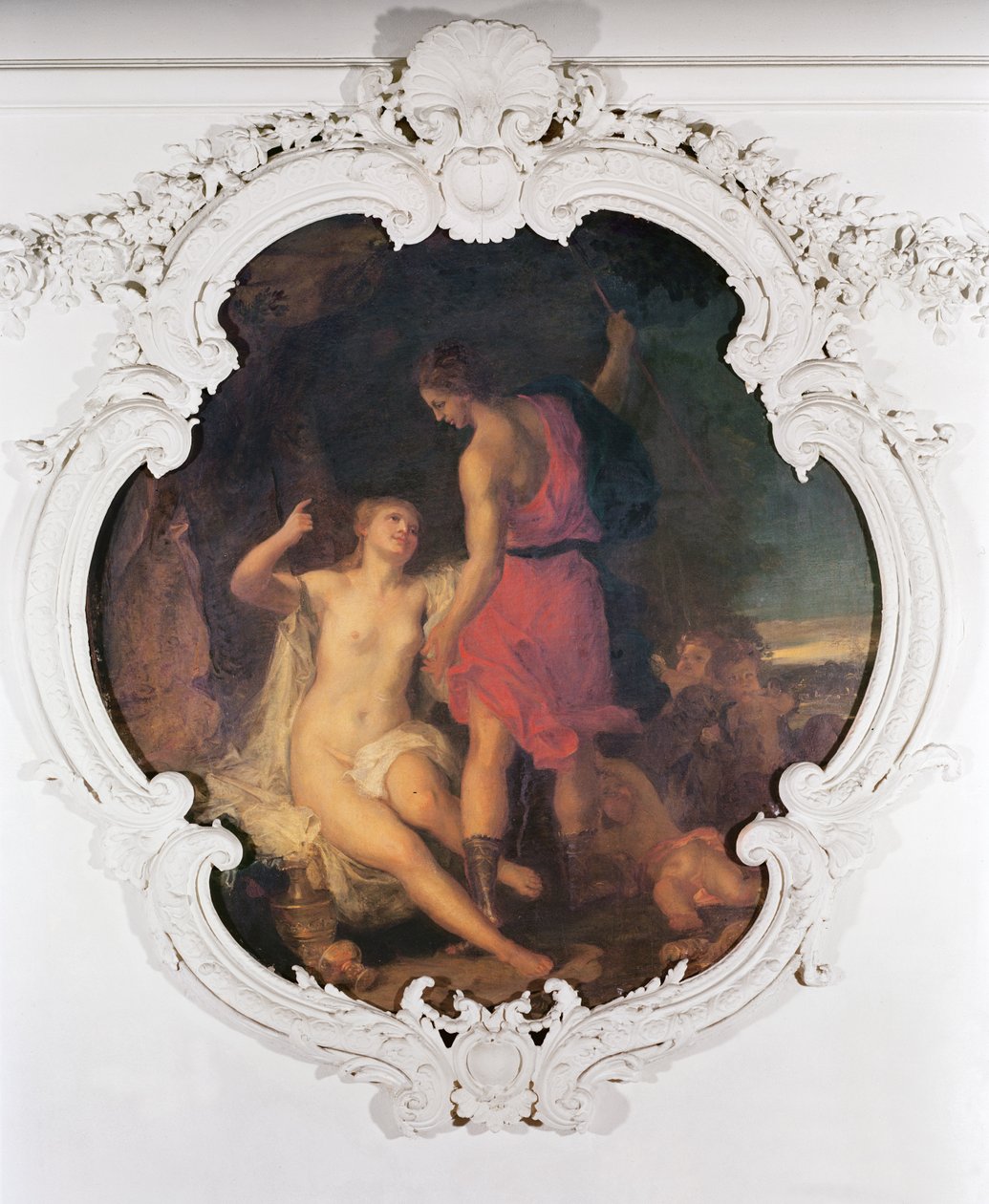 Venus und Adonis, aus dem Salle de Conseil von Louis Galloche