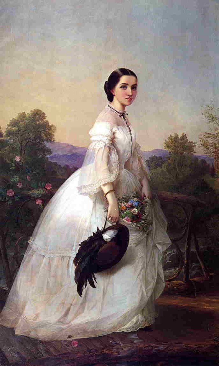Die schwedische Sängerin Jenny Lind, ca. 1852 von Louis Lang