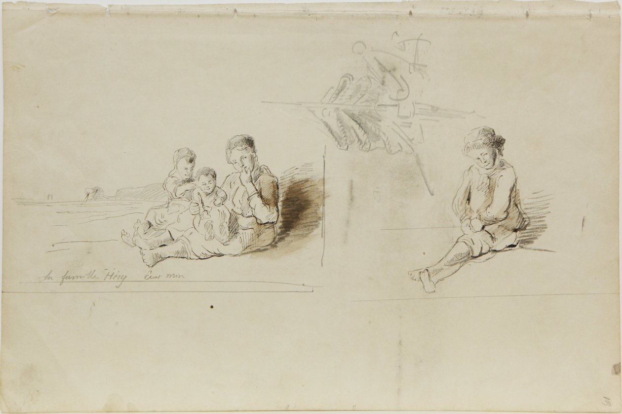 Zeichnung von Louis Marie Faudacq