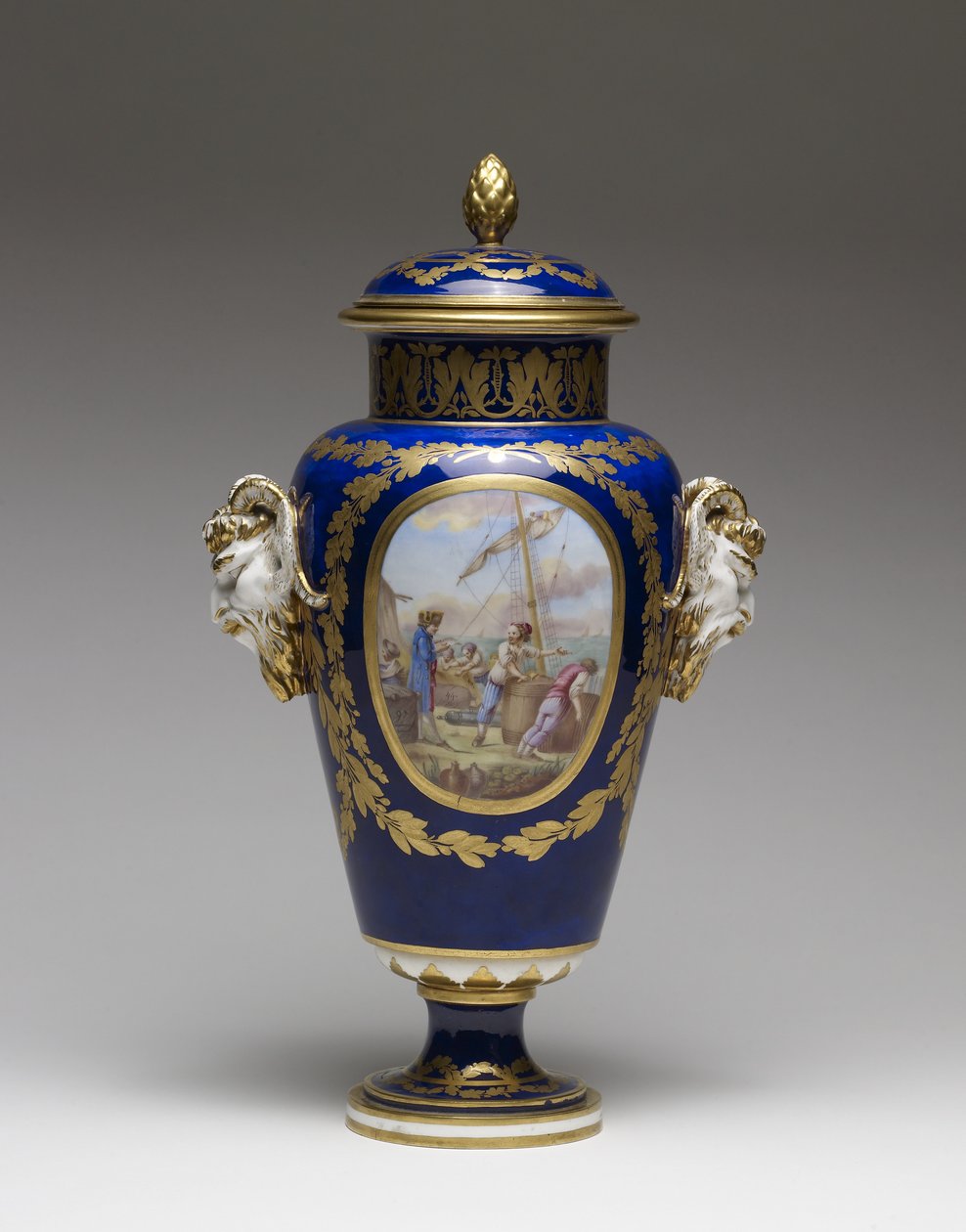 Vase von Louis Simon Boizot