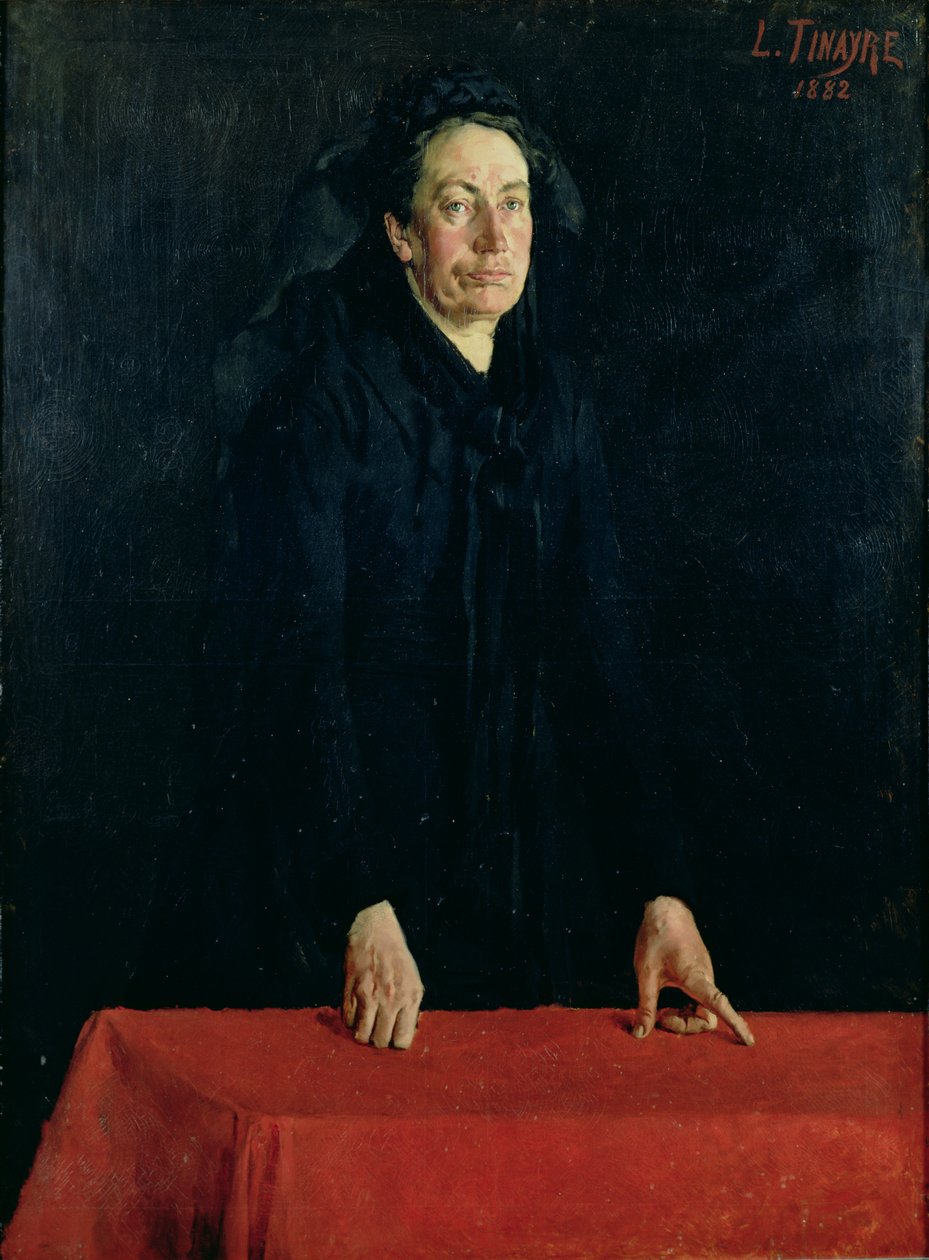Porträt von Louise Clemence Michel (1830-1905), 1882 von Louis Tinayre
