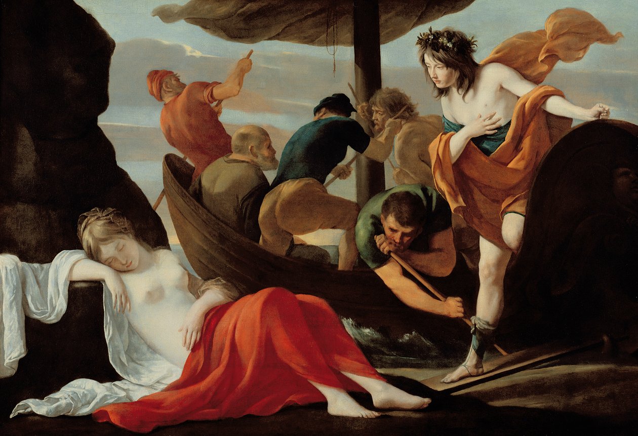 Bacchus entdeckt Ariadne auf Naxos von Louis le Nain