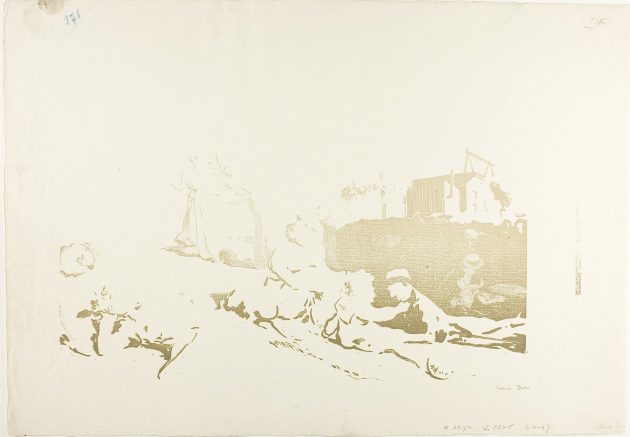 Moderne Bukolik von Louis Auguste Lepère