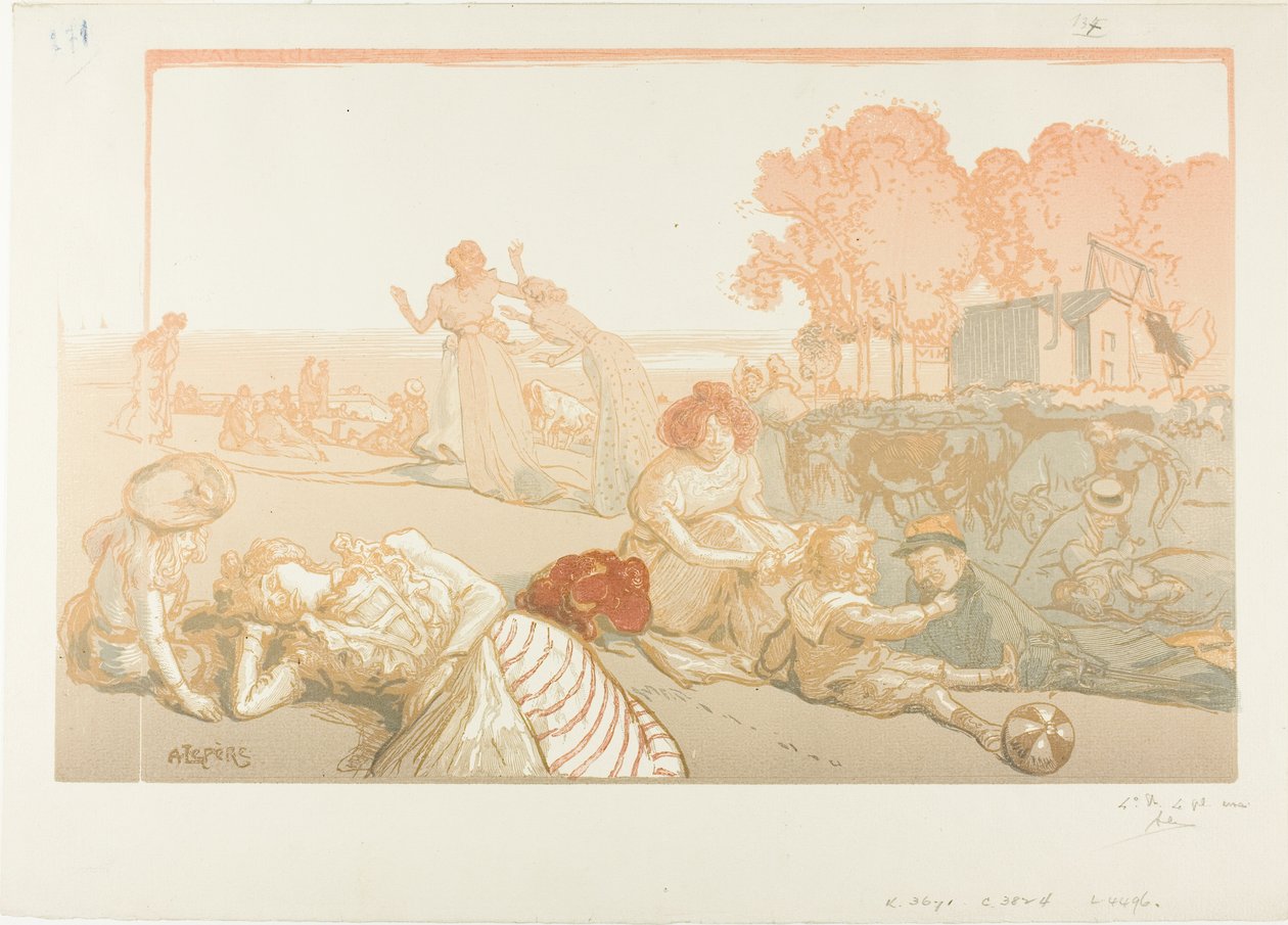 Moderne Bukolik von Louis Auguste Lepère