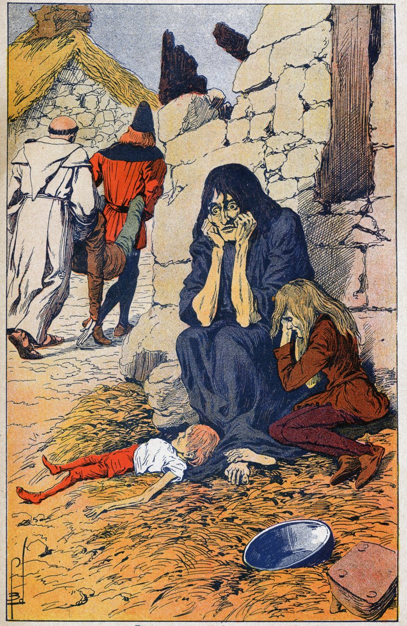 Hungersnot von Louis Charles Bombled