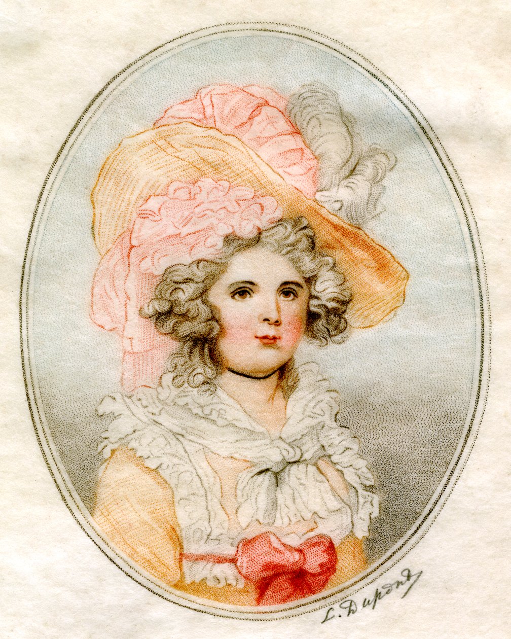 Porträt einer Frau, 18. Jahrhundert von Louis Dupont