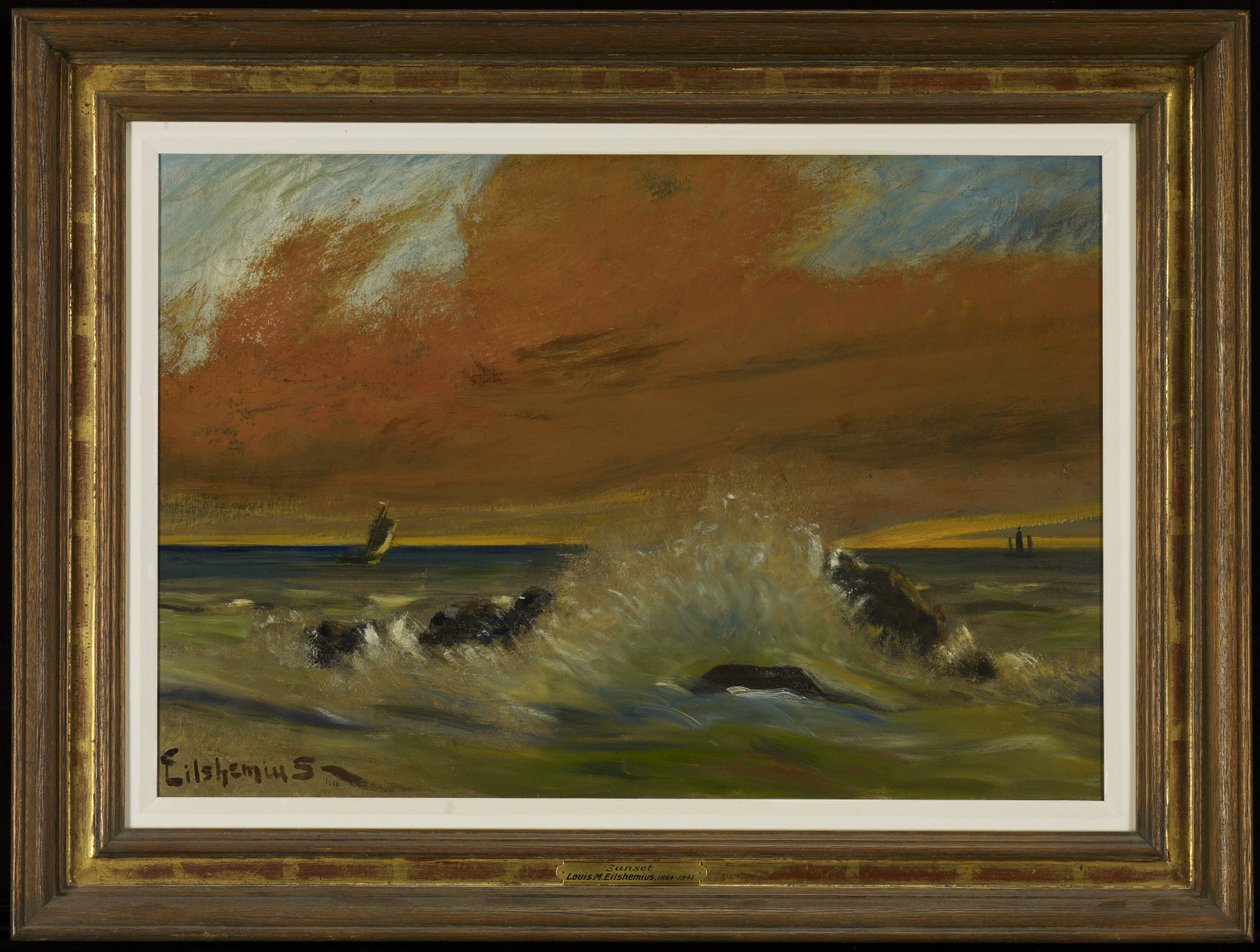 Sonnenuntergang von Louis Eilshemius