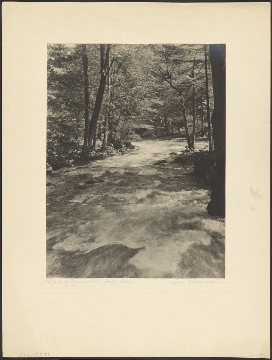 Stromschnellen des Merced River - Happy Isles von Louis Fleckenstein