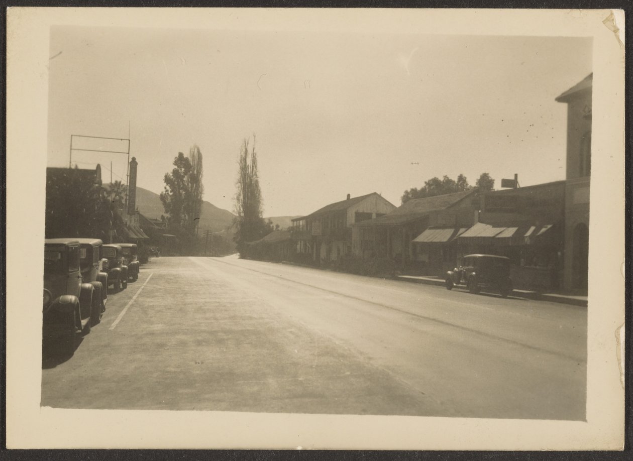Straßenszene von Louis Fleckenstein