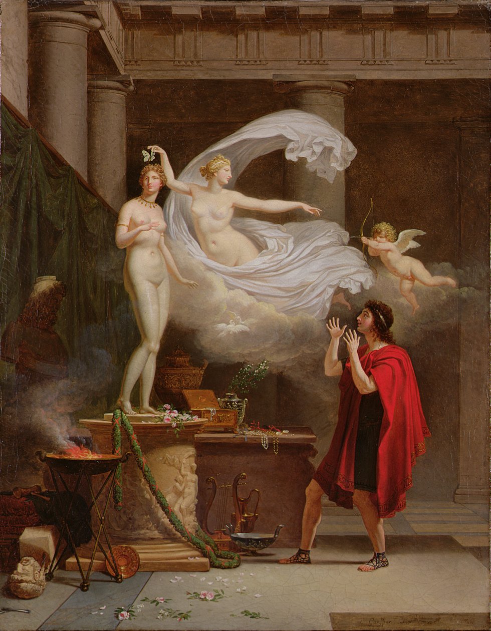 Pygmalion und Galatea von Louis Gauffier