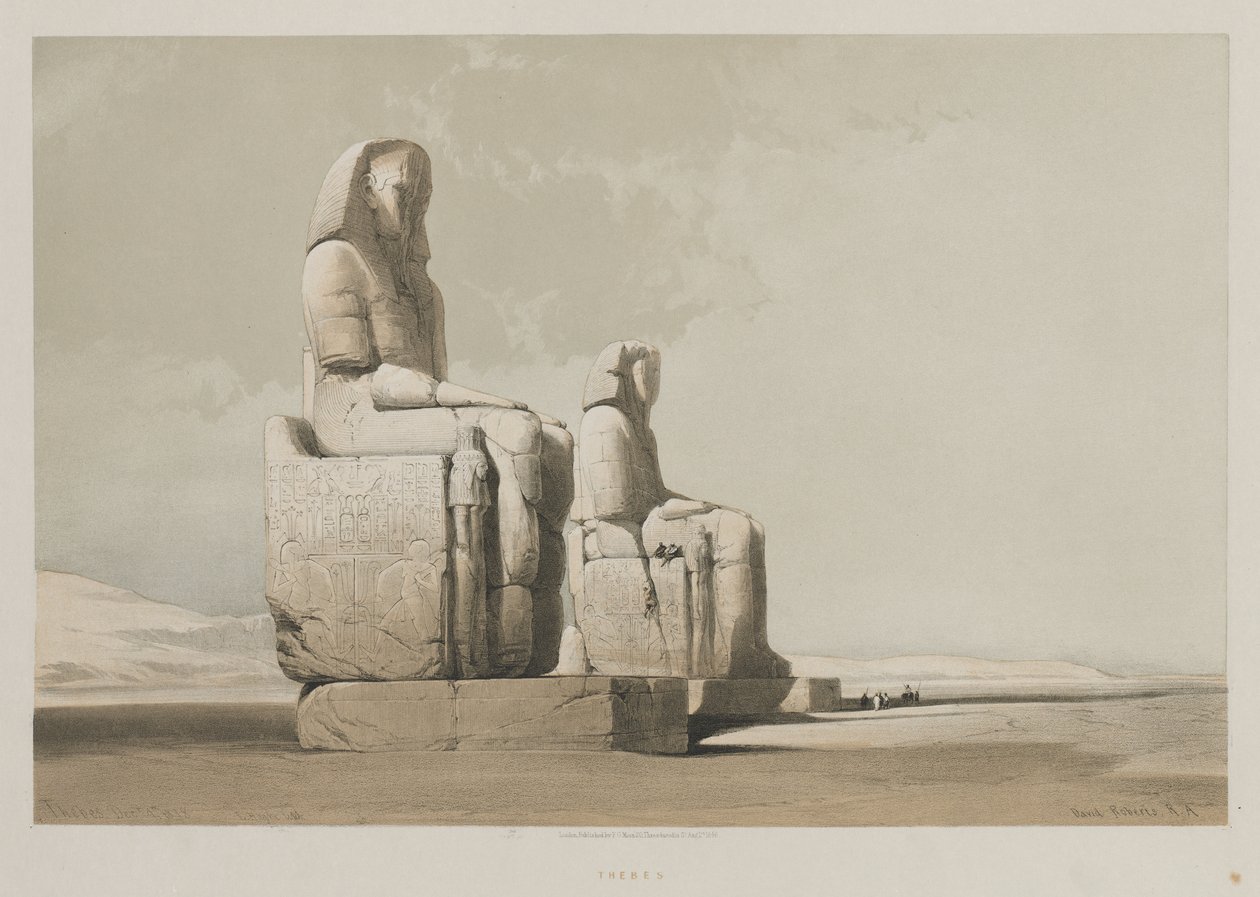 Ägypten und Nubien, Band I: Theben, 1846 von Louis Haghe