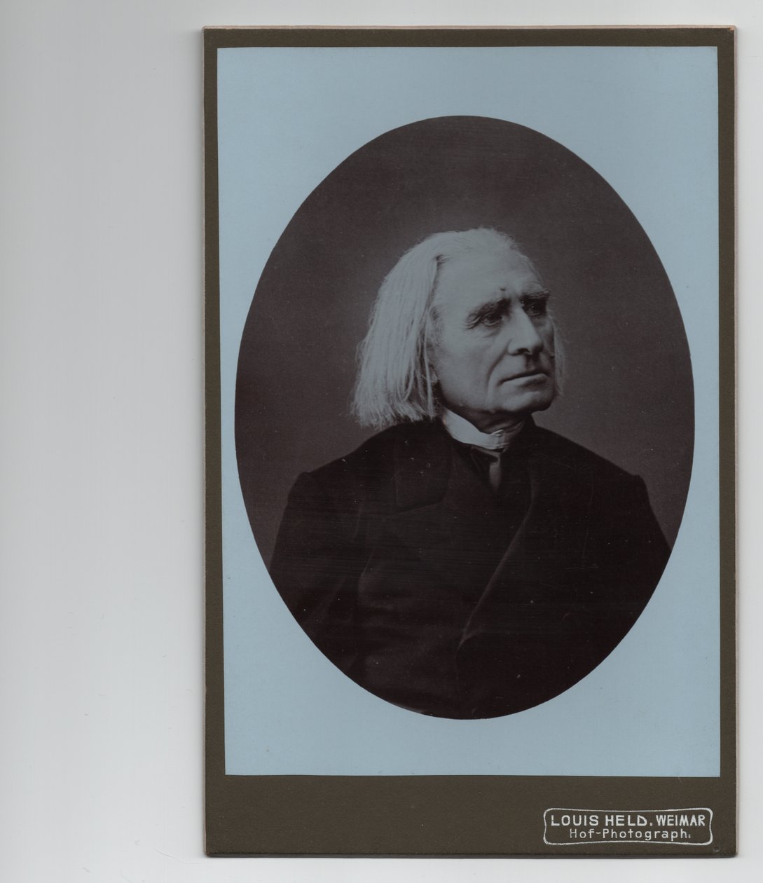 Franz Liszt (1811-1886) (1880, Fotografie) von Louis Held