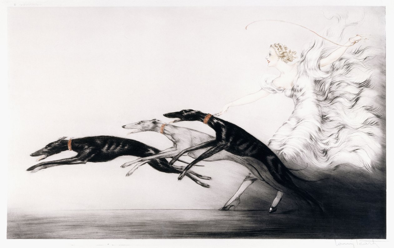 Geschwindigkeit II von Louis Icart