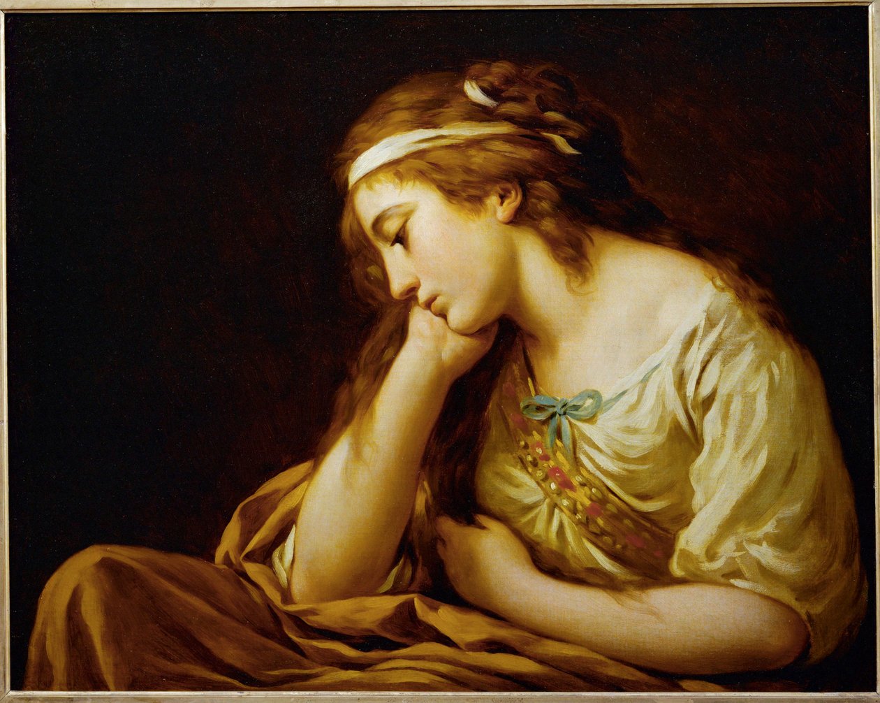 Die Melancholie von Louis Jean Francois I Lagrenee