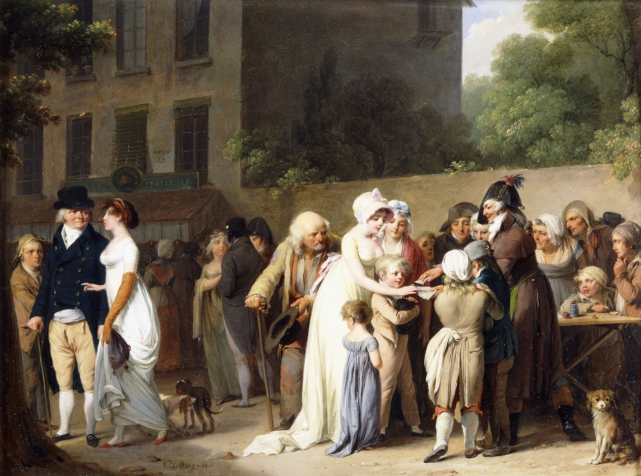 Der Gaukler auf den Boulevards, 1806 von Louis Leopold Boilly