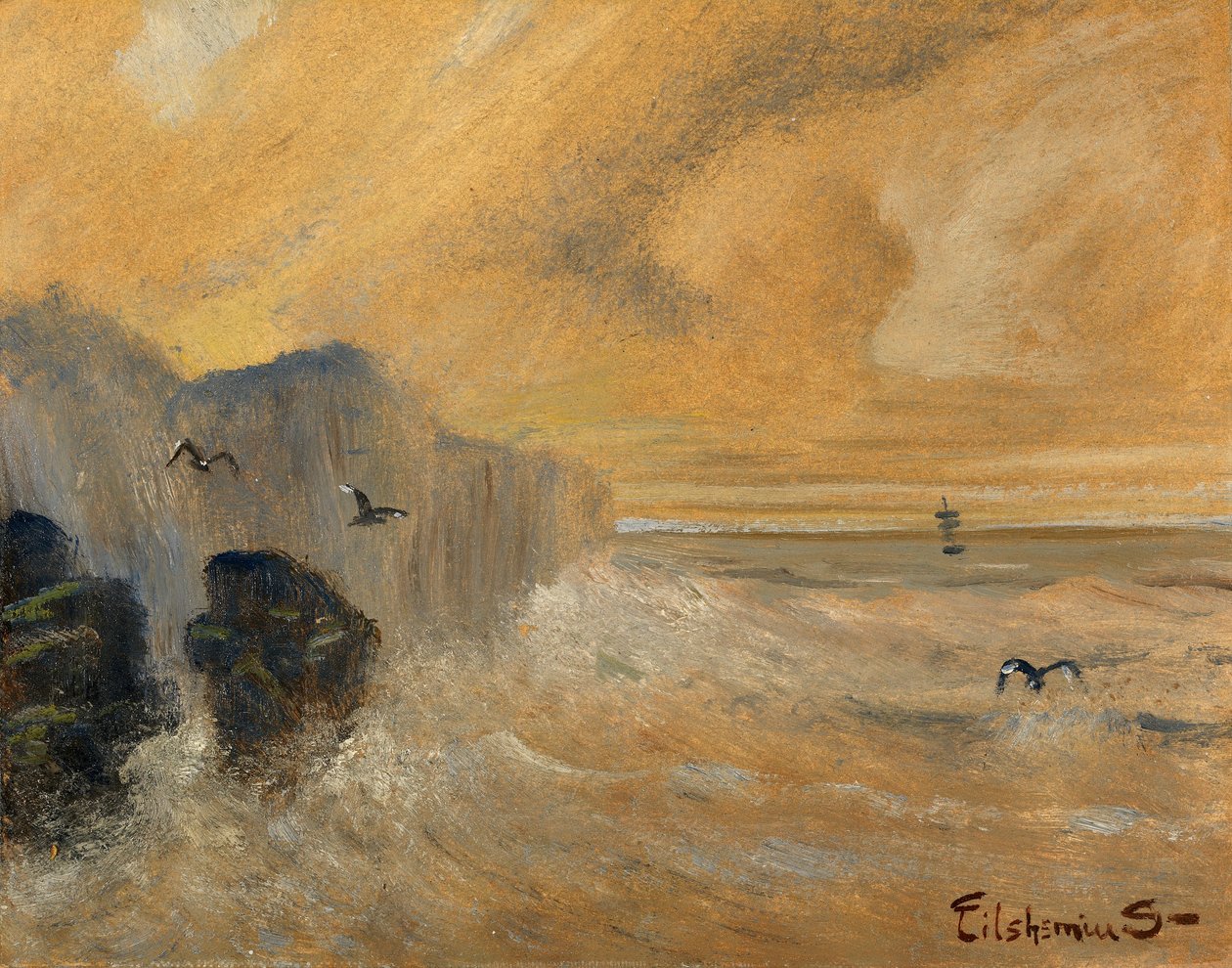 Felsige Küste von Louis M. Eilshemius