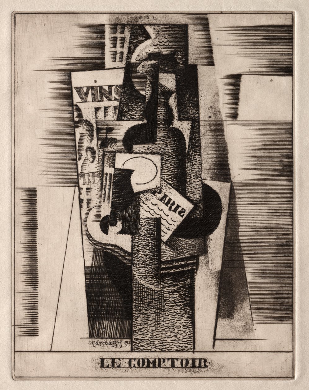 Die Bar von Louis Marcoussis