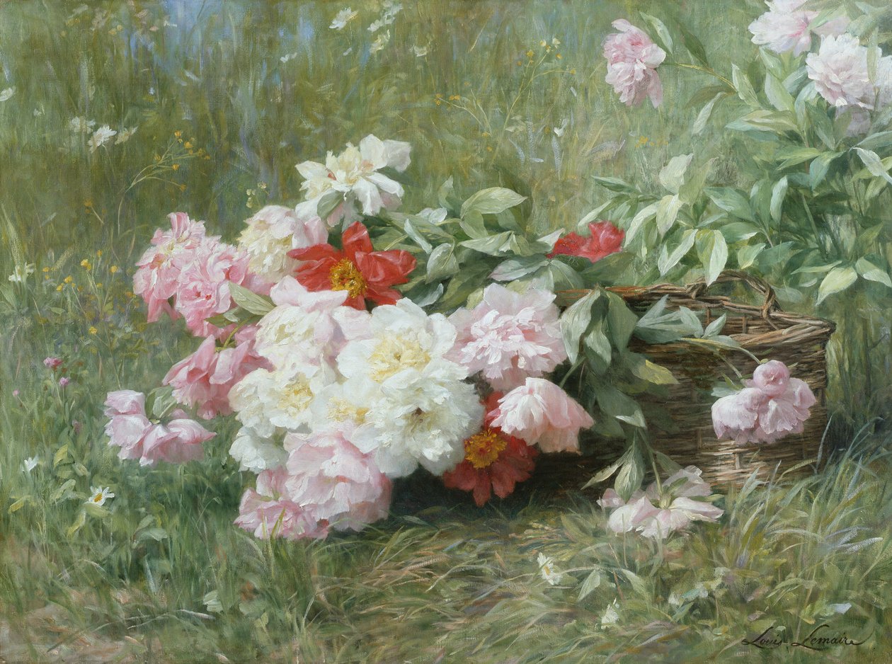 Frisch geschnittene Blumen von Louis Marie Lemaire