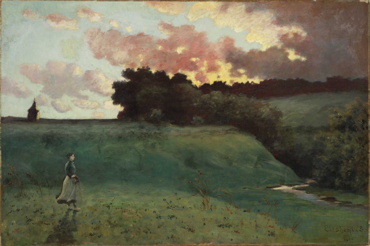 Stürmische Landschaft von Louis Michel Eilshemius