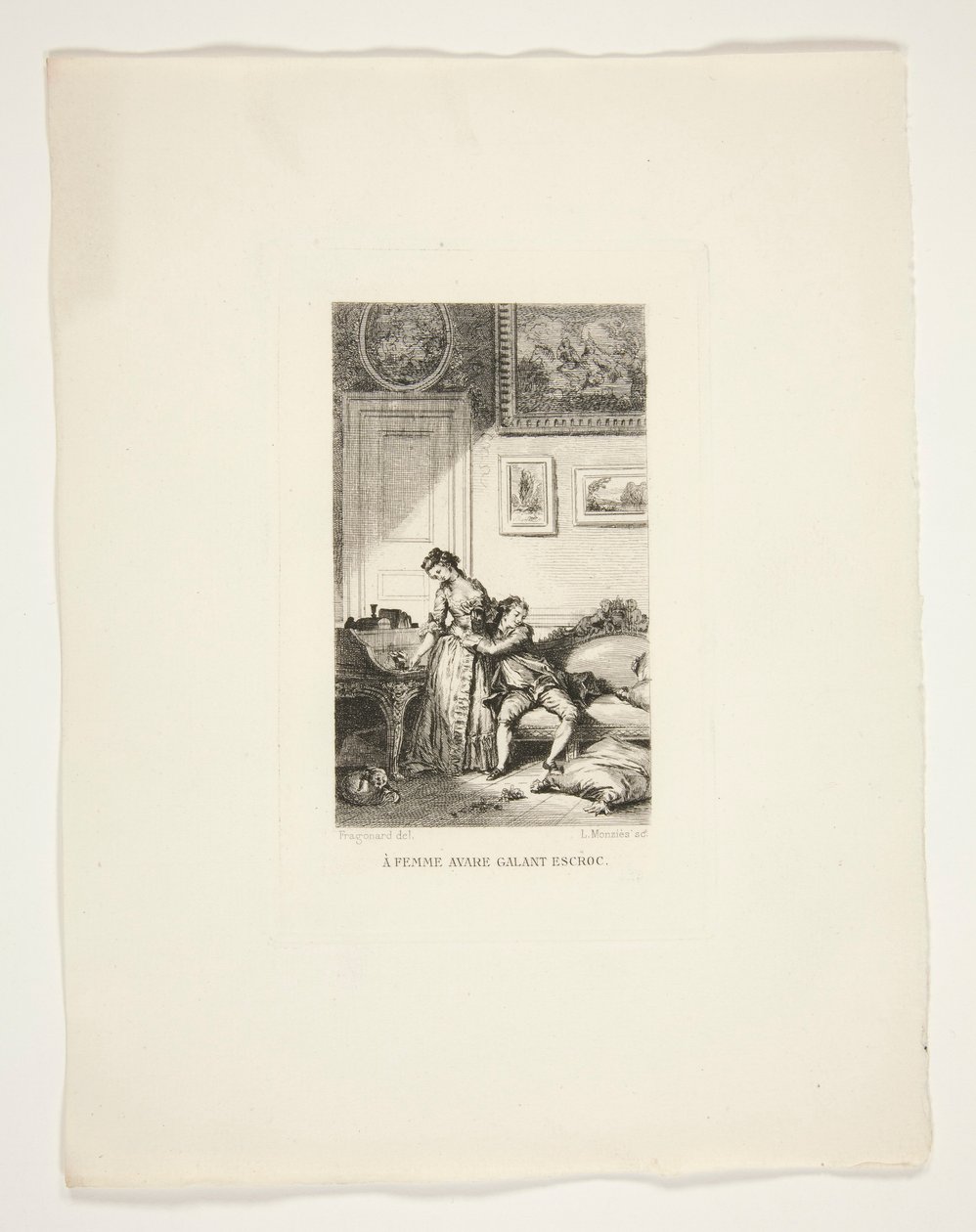 A Femme Avare Galant Escroe von Louis Monzies