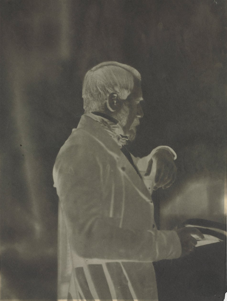 Selbstporträt negativ, um 1853 von Louis Rémy Robert