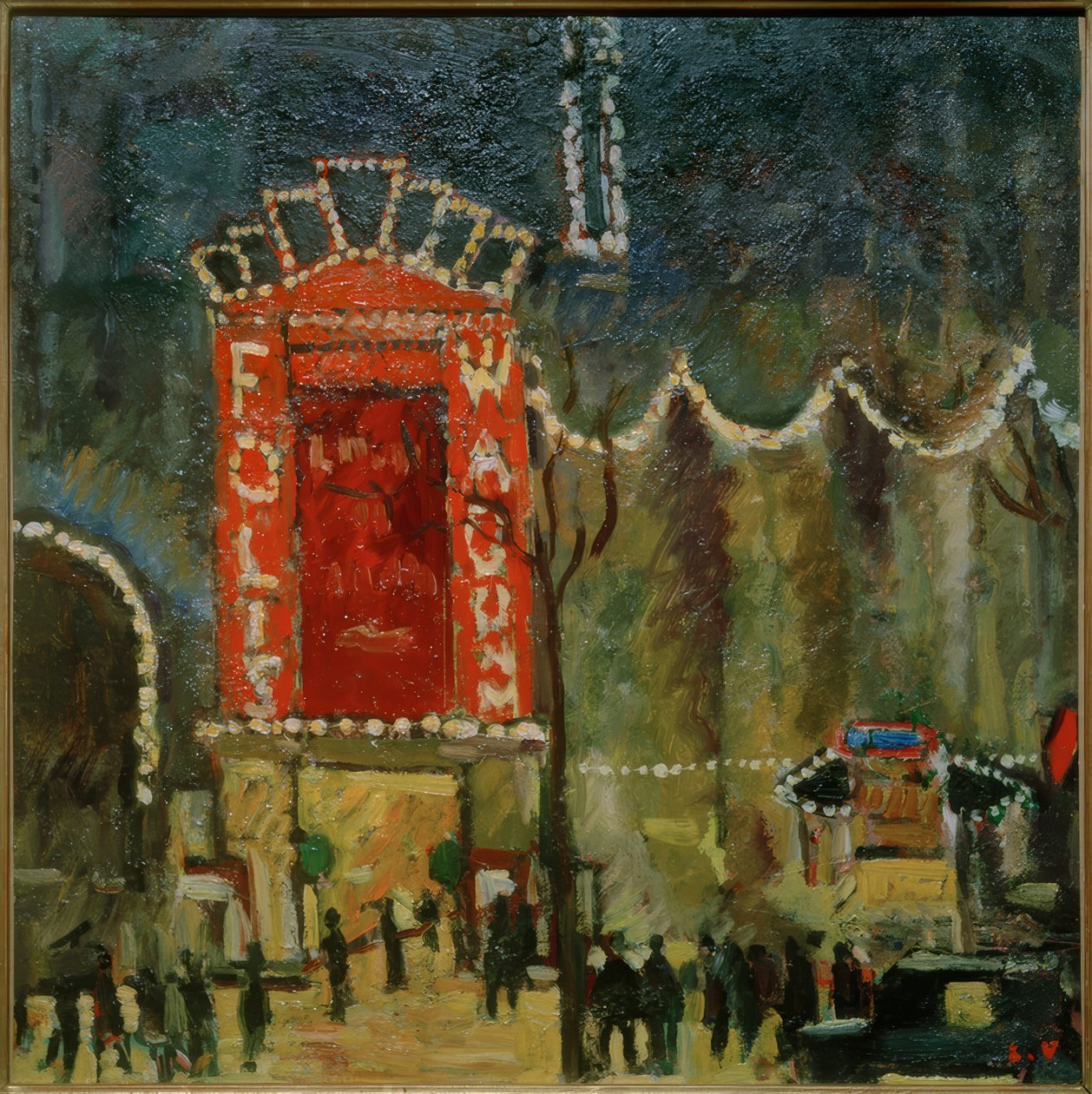 Das Theater Folies Wagram von Louis Valtat