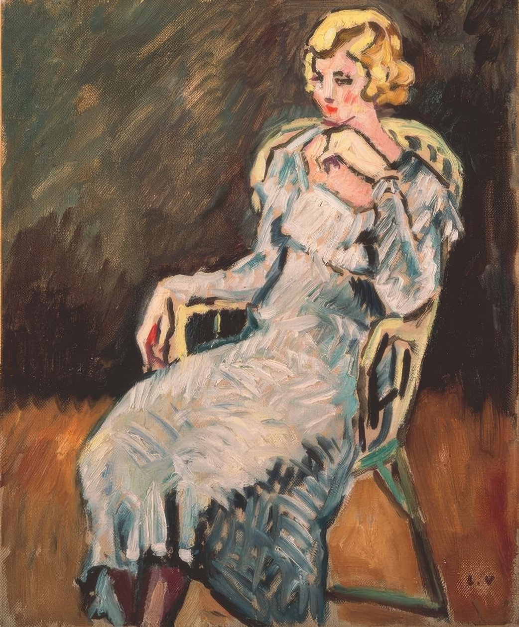 Sitzende junge Frau von Louis Valtat