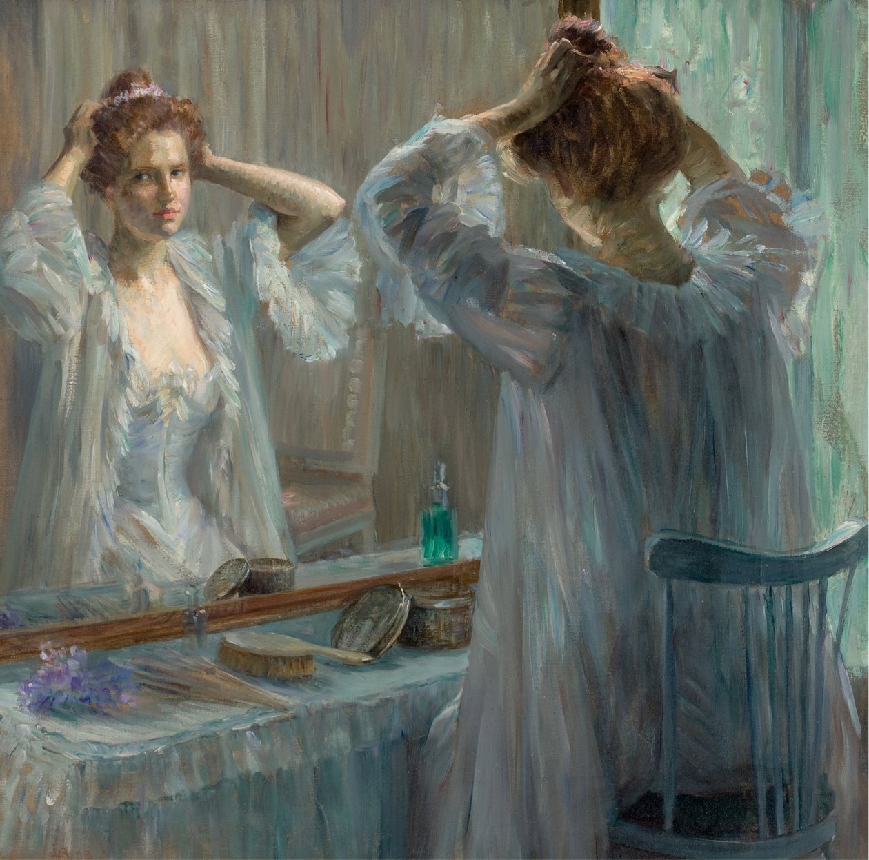 La Toilette, 1898 von Marie Louise Catherine Breslau