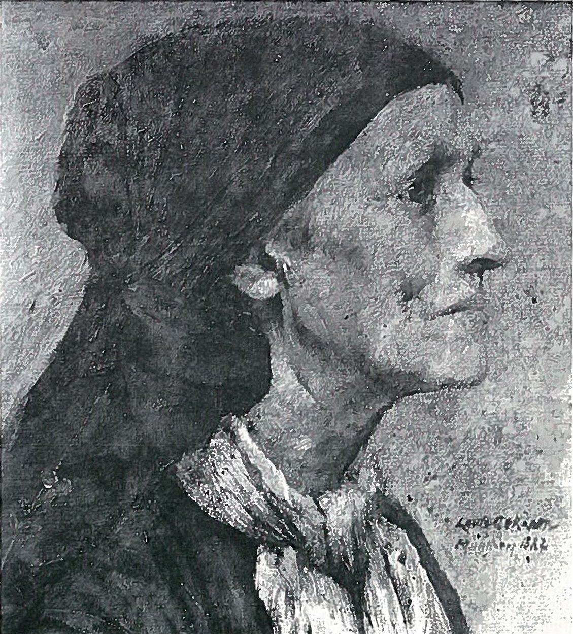 Alte Frau von Lovis Corinth