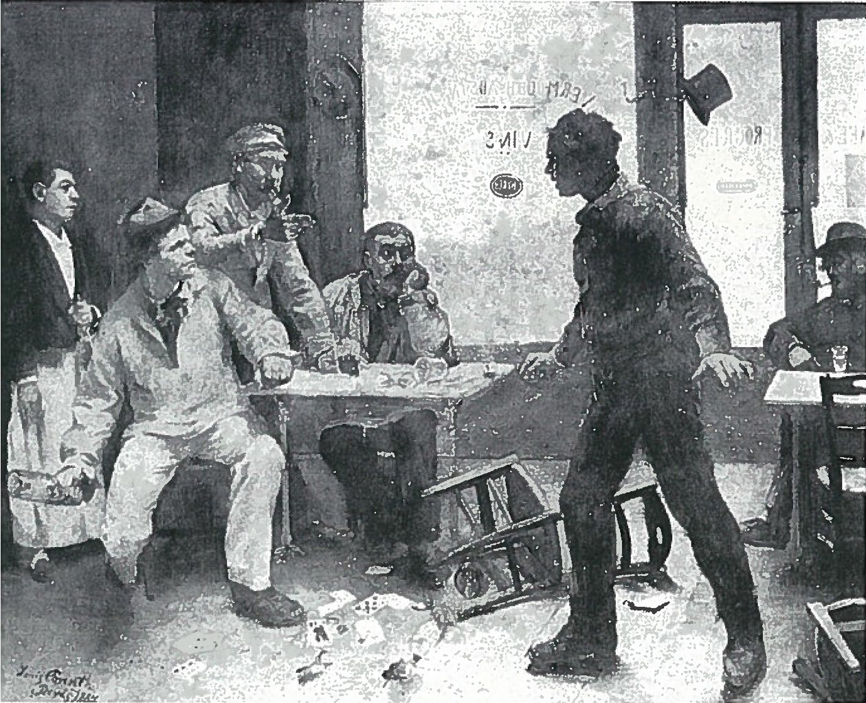 Falschspieler von Lovis Corinth