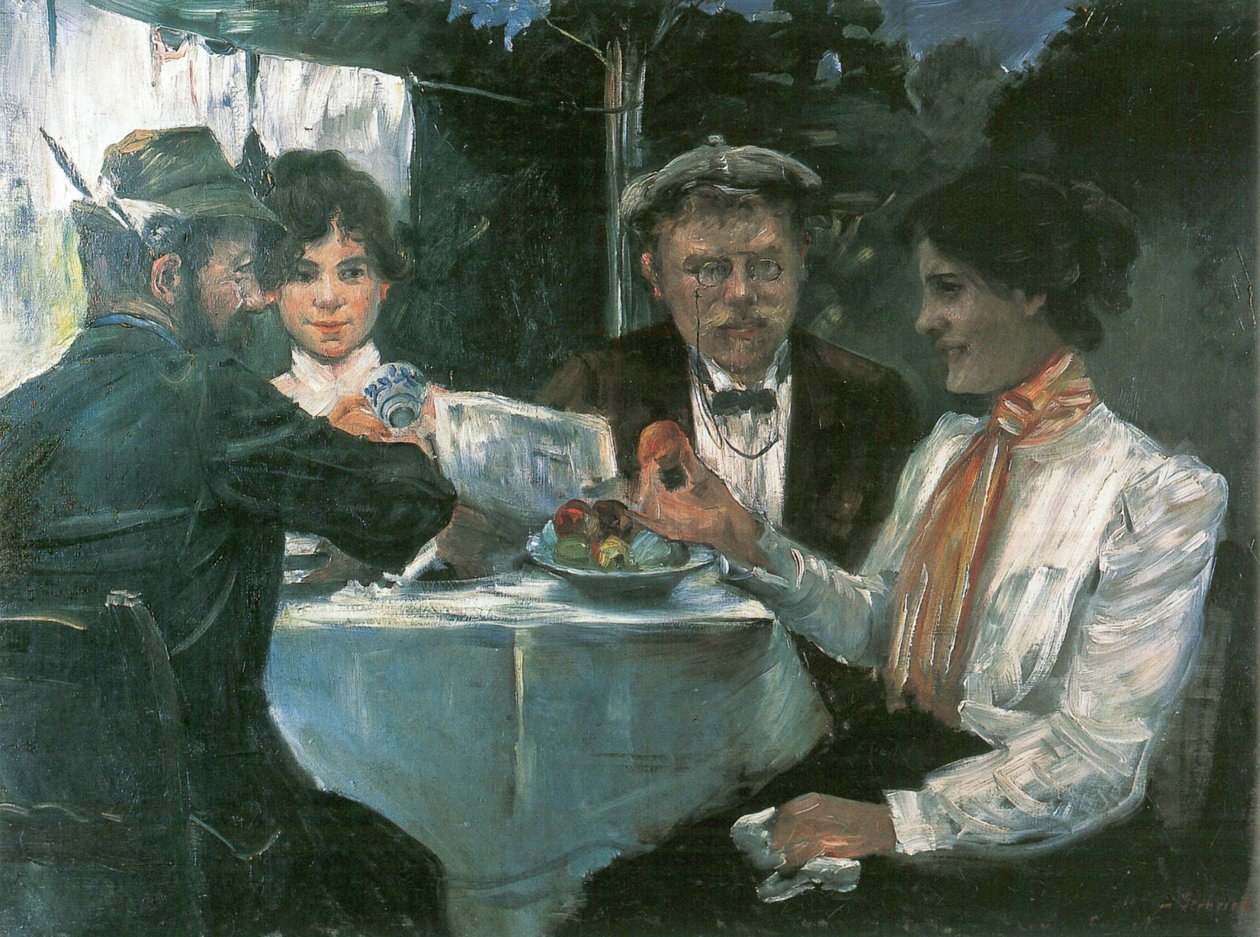 In Max Halbes Garten von Lovis Corinth