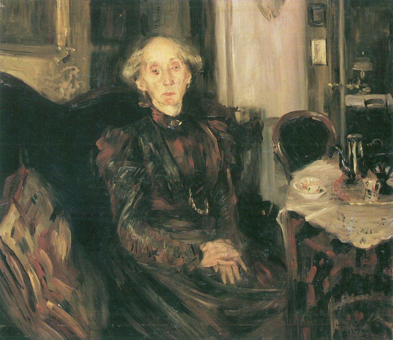 Porträt der Mutter Rosenhagen von Lovis Corinth