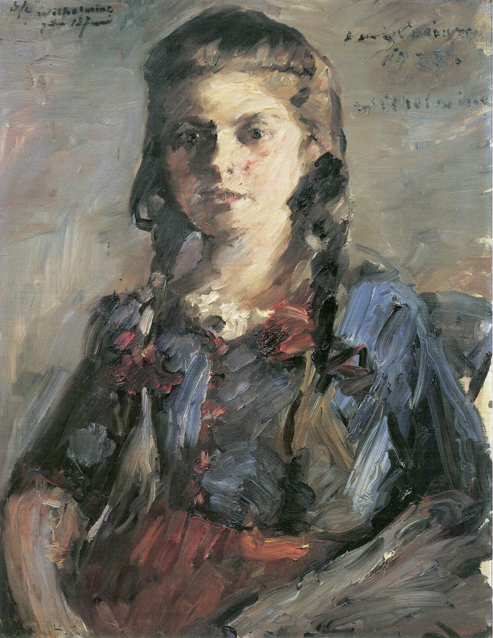 Wilhelmine mit Zopf von Lovis Corinth