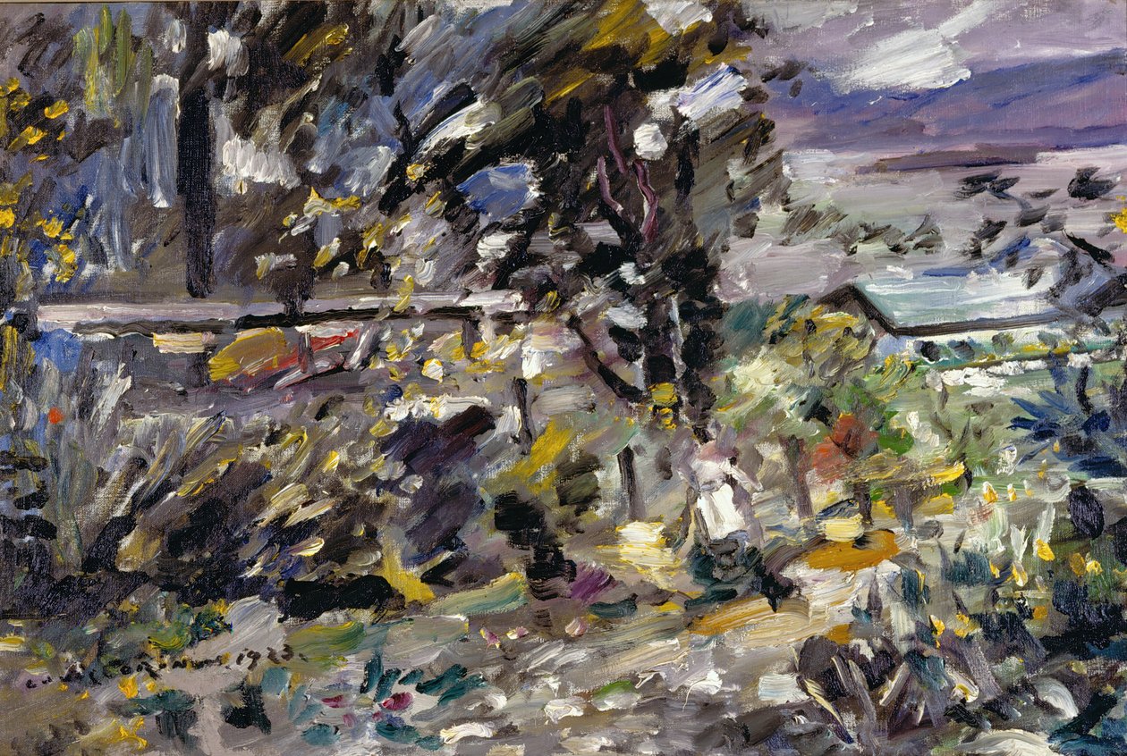 Walchensee, Silberweg von Lovis (1858 1925) Corinth