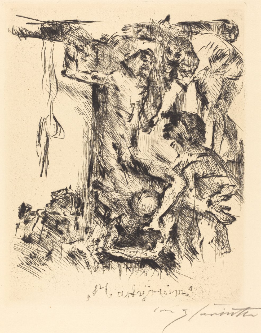 Martyrium, 1921 von Lovis Corinth