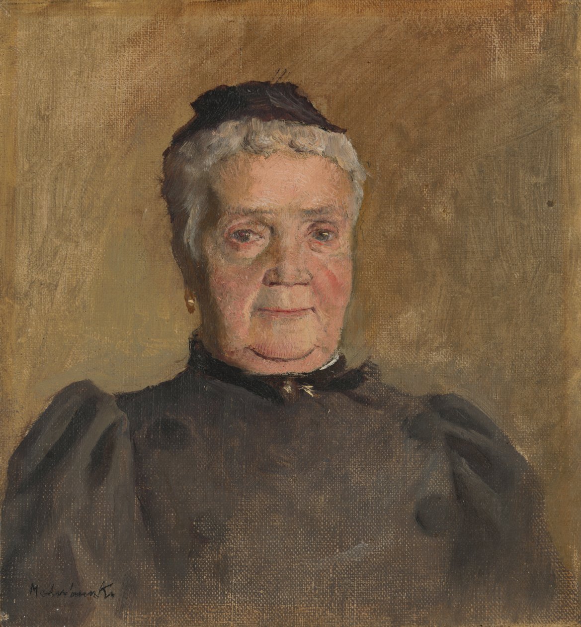 Porträt von Evelin Czóbel von Laszlo Mednyanszky