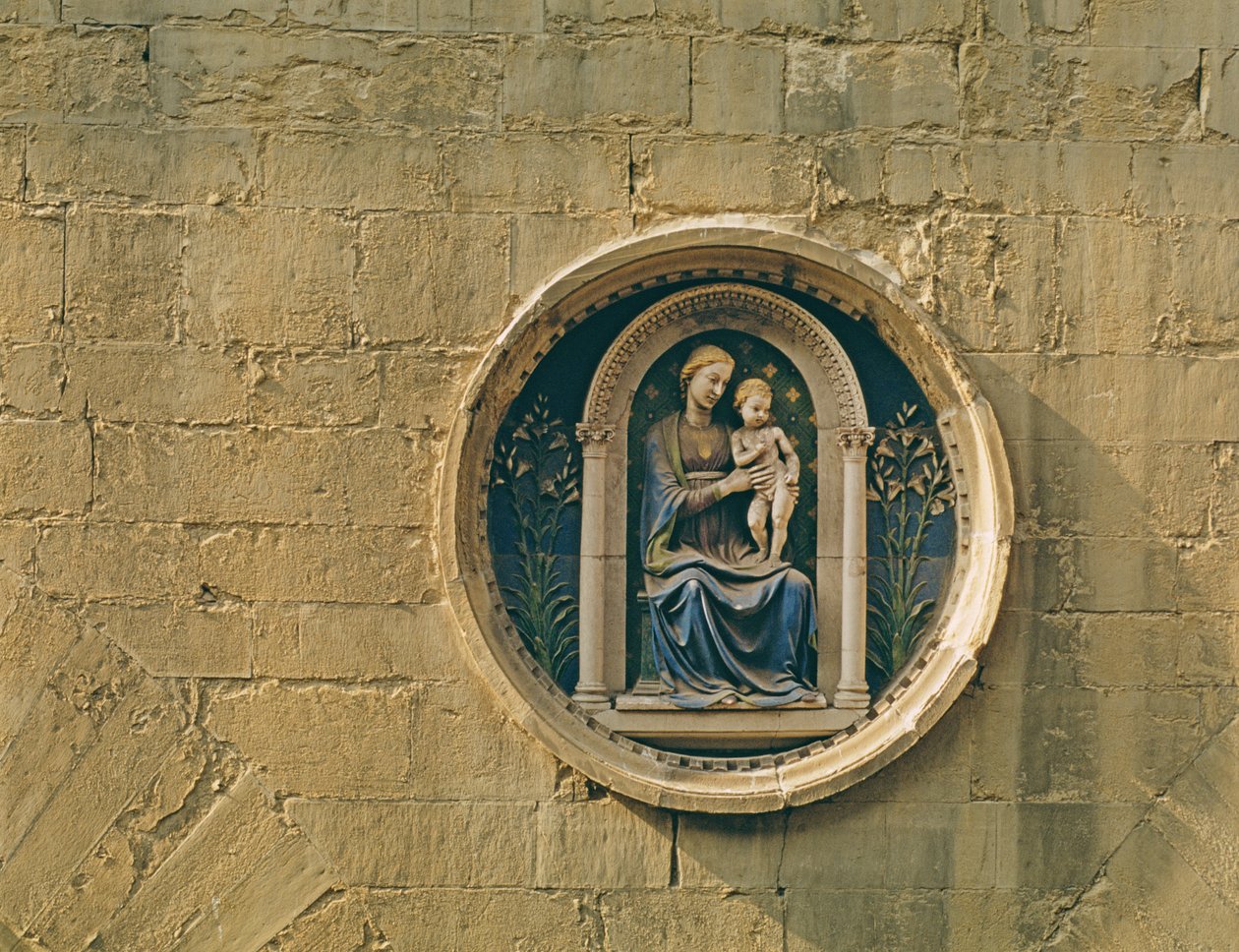 Stemma der Gilde der Ärzte und Apotheker von Luca Della Robbia