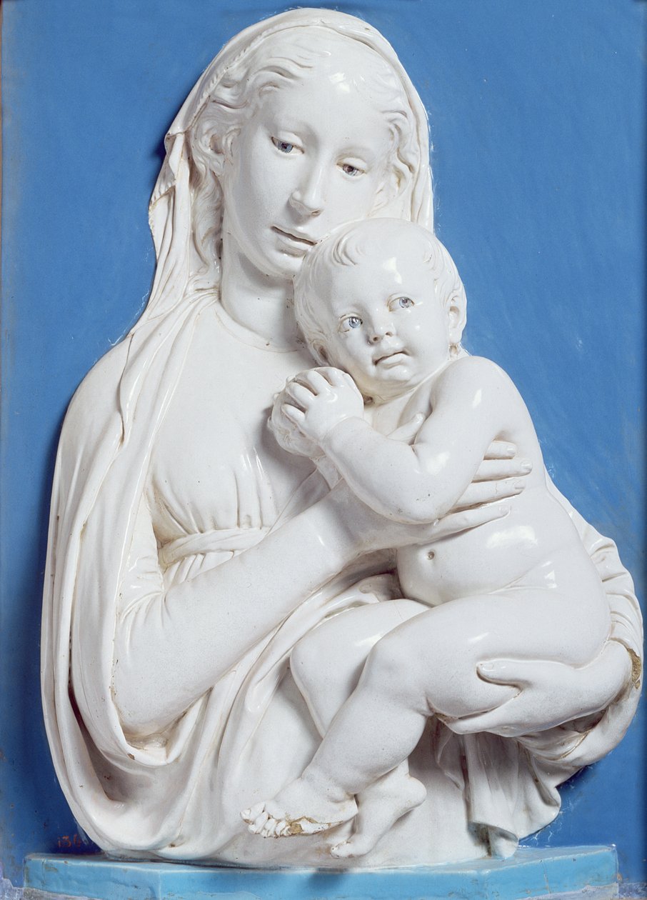 Die Madonna des Apfels von Luca Della Robbia