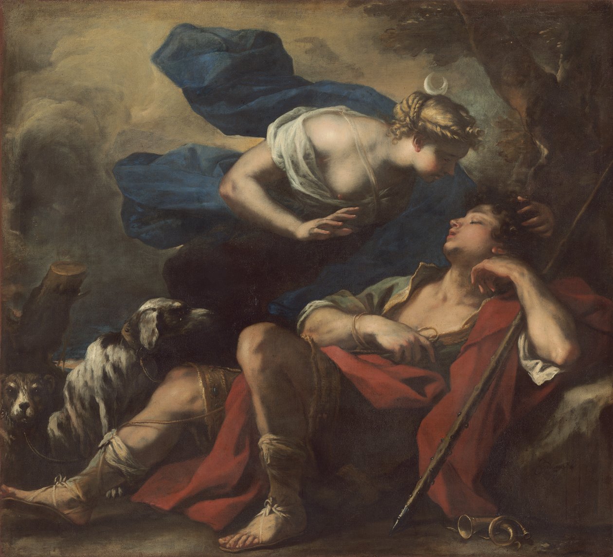 Diana und Endymion von Luca Giordano