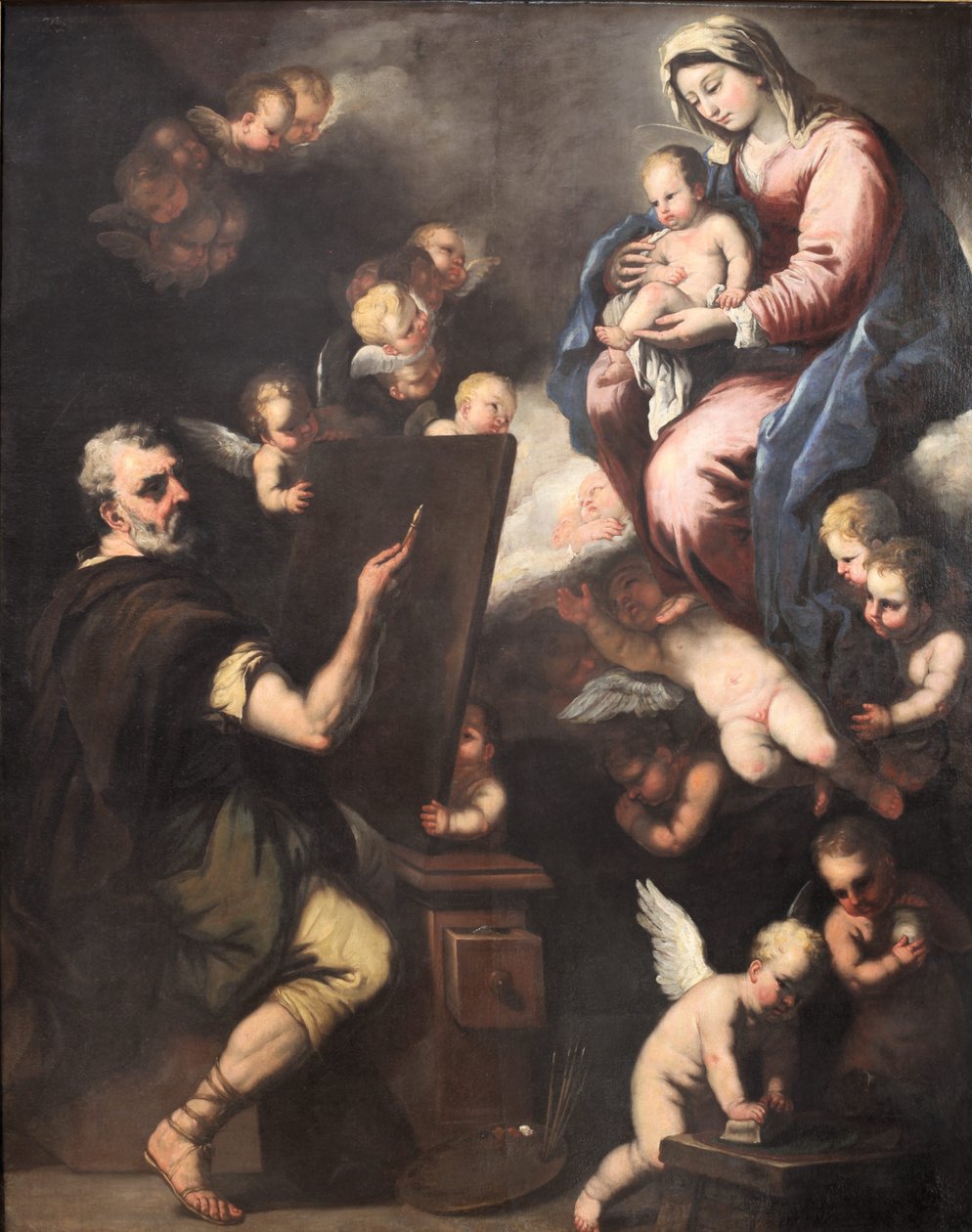 Heiliger Lukas malt die Jungfrau von Luca Giordano