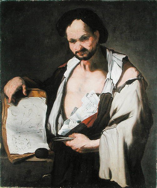 Der alte Philosoph von Luca Giordano