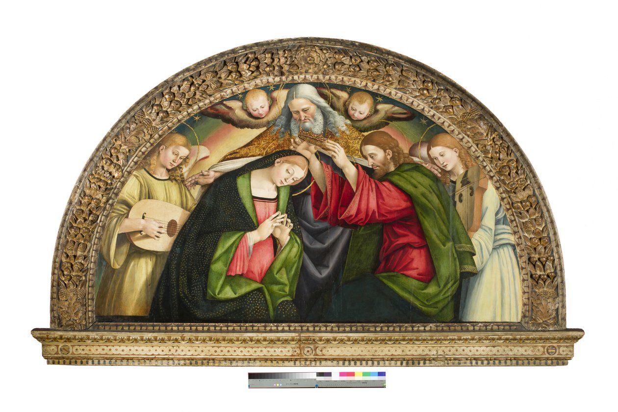 Die Krönung der Jungfrau, 1508 von Luca Signorelli