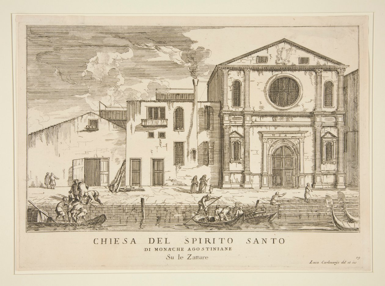 Chiesa del Spirtio Santo von Luca Carlevarijs