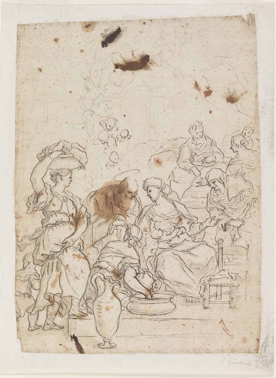 Geburt der Jungfrau von Luca Giordano
