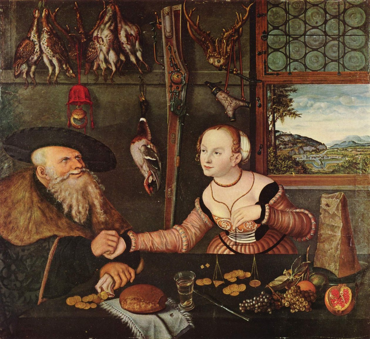 Die Bezahlung von Lucas Cranach the Elder