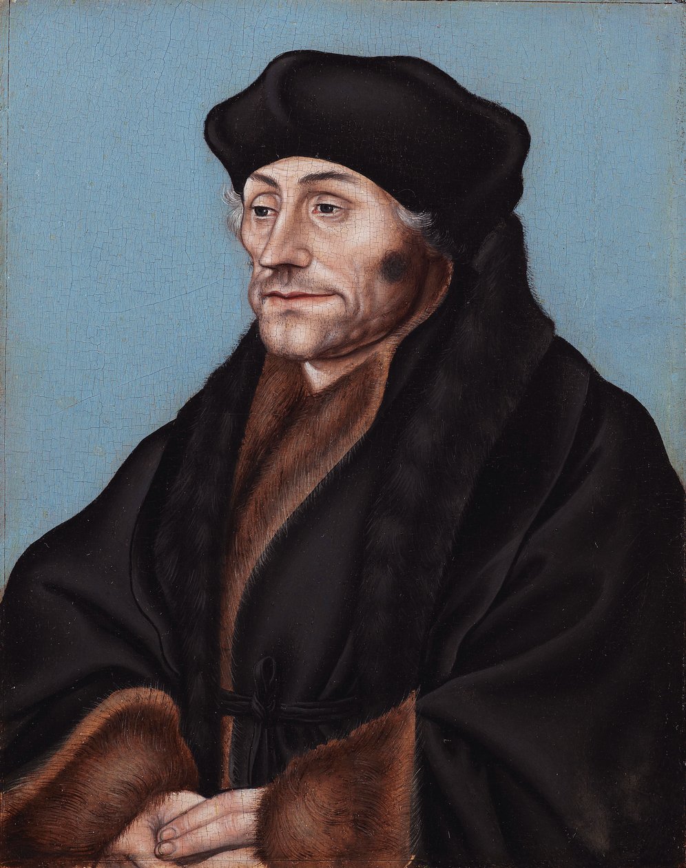 Porträt von Desiderius Erasmus von Lucas Cranach the Elder