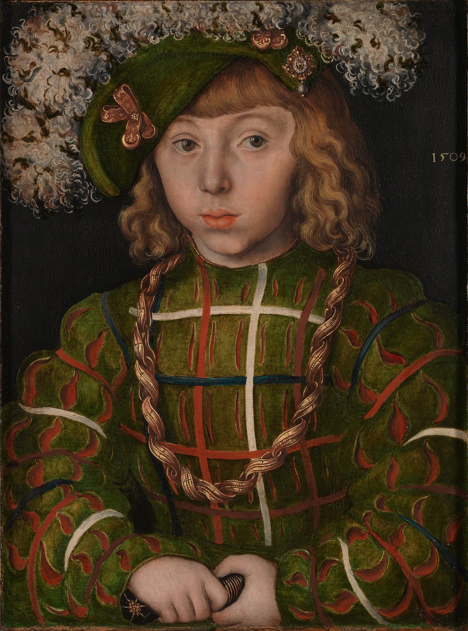 Porträt von Johann Friedrich dem Großmütigen von Lucas Cranach the Elder